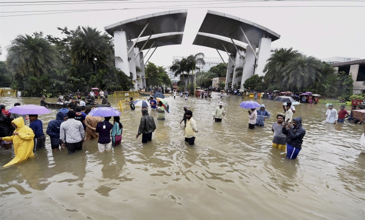 Ravaging floods
